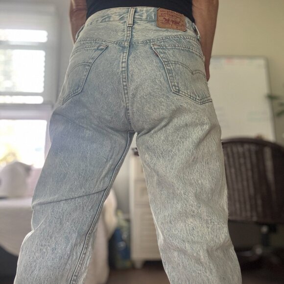 VINTAGE STONEWASH USA LEVIS 🔥 28/28 - Picture 5 of 16